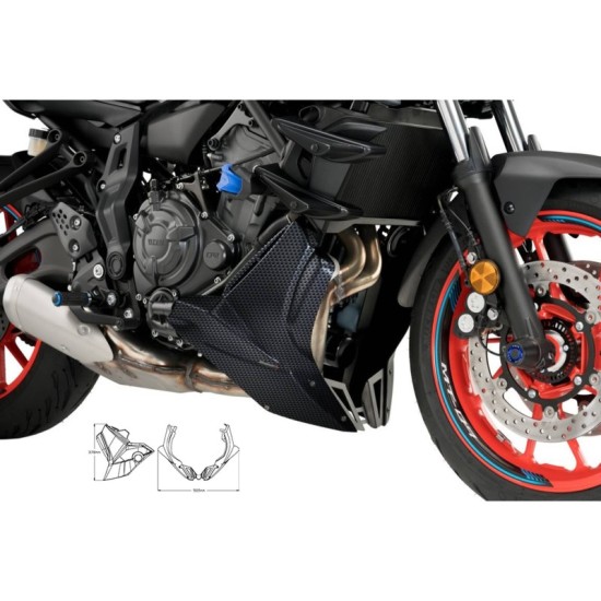 PUIG PUNTALE YAMAHA MT-07 2021-2023 CARBON LOOK