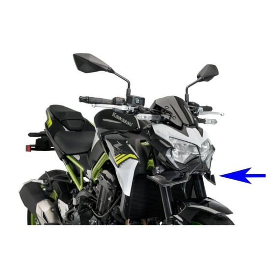 PUIG SPOILER ANTERIORE DOWNFORCE NAKED KAWASAKI Z900 2020-2023 CARBON LOOK