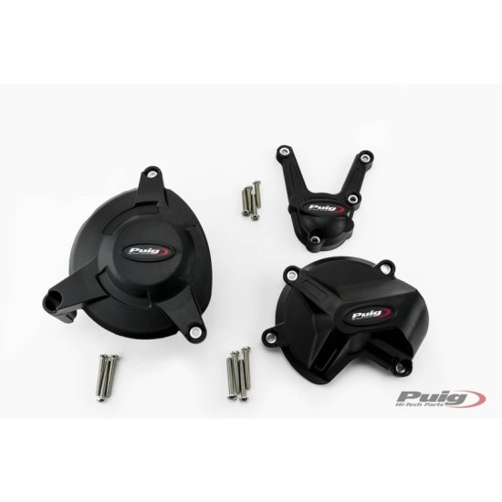 PUIG PROTEZIONE CARTER MOTORE KAWASAKI NINJA 400 2018-2023 NERO