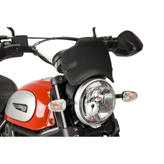 PUIG CARENATURA FRONTALE DUCATI SCRAMBLER ICON DARK 2020-2023 CARBON PUIG CARENATURA FRONTALE DUCATI SCRAMBLER ICON DARK 2020-2023 CARBON