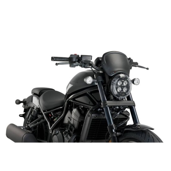 PUIG CARENATURA FRONTALE HONDA CMX1100 REBEL 2021-2023 NERO OPACO PUIG CARENATURA FRONTALE HONDA CMX1100 REBEL 2021-2023 NERO OPACO