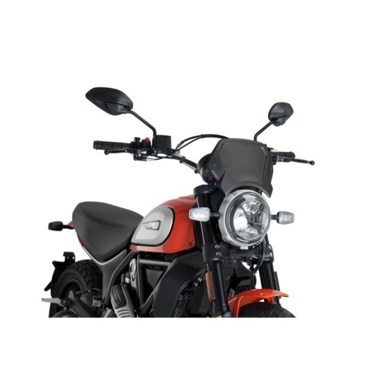 PUIG CARENATURA FRONTALE IN ALLUMINIO DUCATI SCRAMBLER ICON/FULL T. 2015-2023 NERO PUIG CARENATURA FRONTALE IN ALLUMINIO DUCATI SCRAMBLER ICON/FULL T. 2015-2023 NERO