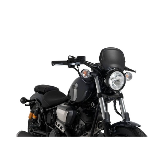 PUIG CARENATURA FRONTALE YAMAHA XV950/R 2014-2021 NERO OPACO PUIG CARENATURA FRONTALE YAMAHA XV950/R 2014-2021 NERO OPACO