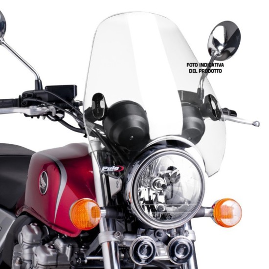 PUIG CUPOLINO UNIV. CUSTOM II HONDA CL500 2023 TRASPARENTE PUIG CUPOLINO UNIV. CUSTOM II HONDA CL500 2023 TRASPARENTE