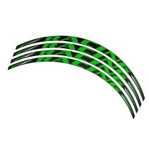 PUIG ADESIVI CERCHI RACING VERDE - Il set consiste di 4 strisce adesive - COD. 5121V