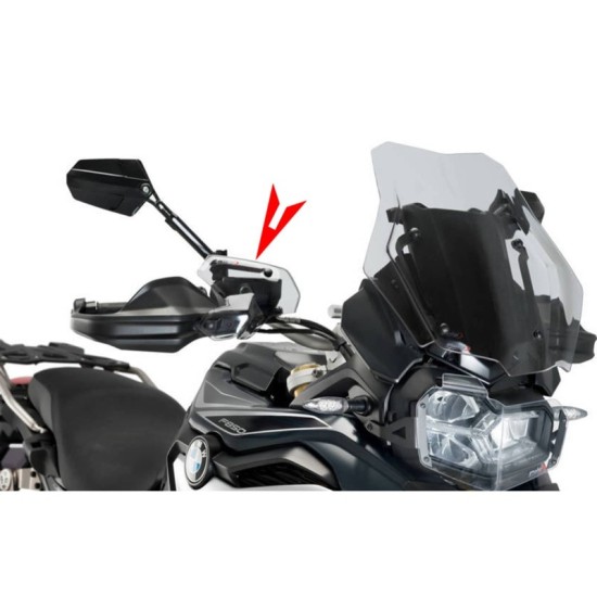 PUIG DEFLETTORE SEMIMANUBRIO BMW F850 GS ADVENTURE 2019-2023 FUME CHIARO