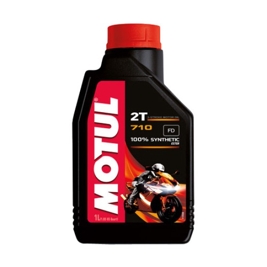 MOTUL OLIO MISCELA 710 OFF ROAD STRADA 100% SINTETICO - 1 LT