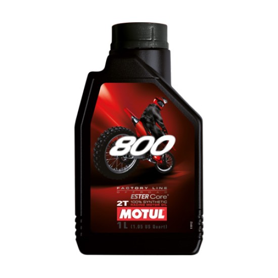 MOTUL OLIO MISCELA 800 OFF ROAD 100% SINTETICO - 1 LT