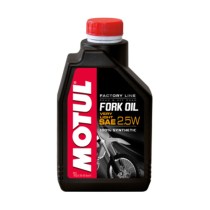MOTUL OLIO FORCELLE FORK OIL FACTORY LINE 100% SINTETICO - 2.5W - 1 LT MOTUL OLIO FORCELLE FORK OIL FACTORY LINE 100% SINTETICO - 2.5W - 1 LT
