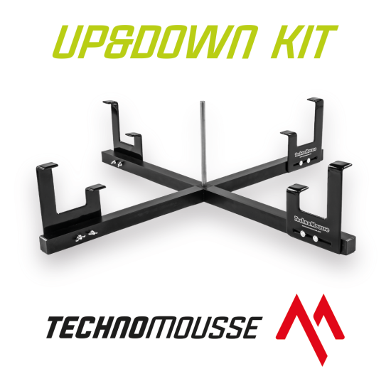 TECHNOMOUSSE UP&DOWN KIT SMONTA GOMME MOUSSE PNEUMATICI BICI MTB E-BIKE 26 27 29