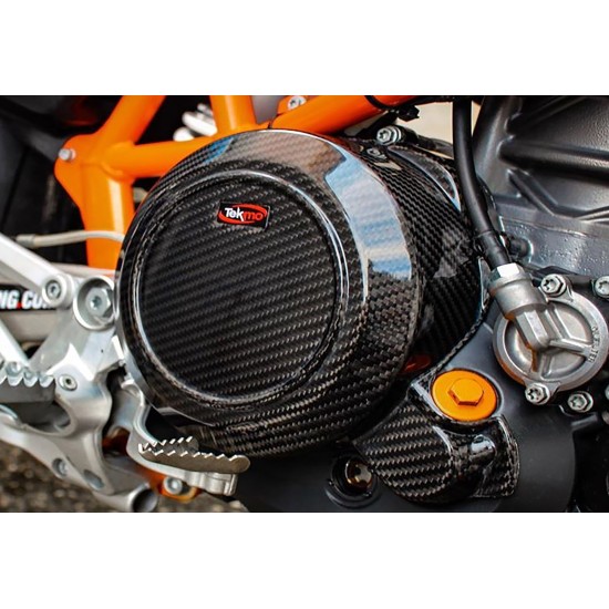 TEKMO PROTEZIONE CARTER FRIZIONE CARBONIO KTM 690 ENDURO / DUKE / SMC R