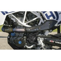 TEKMO PROTEZIONE COLLETTORE PARACALORE CARBONIO HUSQVARNA SM / ENDURO 701 TEKMO PROTEZIONE COLLETTORE PARACALORE CARBONIO HUSQVARNA SM / ENDURO 701