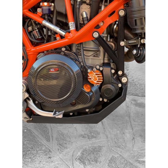 TEKMO PROTEZIONE CARTER FRIZIONE CARBONIO KTM 690 ENDURO / DUKE / SMC R