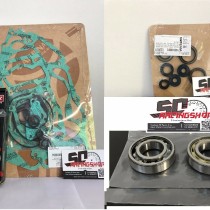 KIT REVISIONE MOTORE BIELLA WOSSNER + SKF ALBERO + ATHENA ROTAX 122