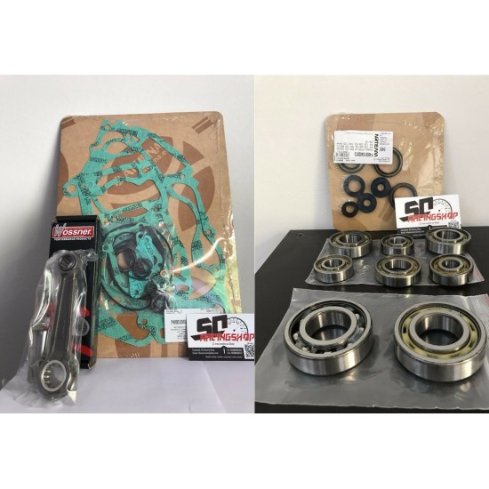 KIT REVISIONE MOTORE BIELLA WOSSNER + SKF + ATHENA ROTAX 123